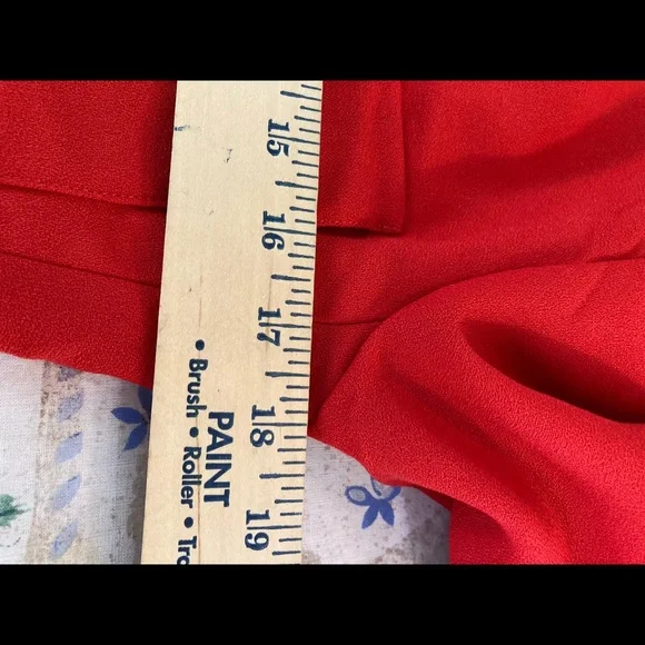 Vintage Evan Picone Red Button Up Blazer Dress Size 6 - Picture 15 of 16